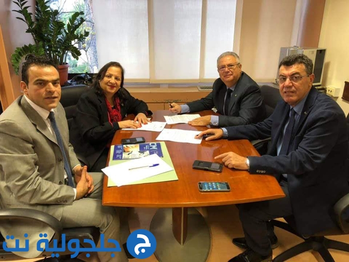 سفيرة دولة فلسطين لدى إيطاليا تلتقي نقيب الاطباء الأيطاليين و البروفسور فواد عودة 